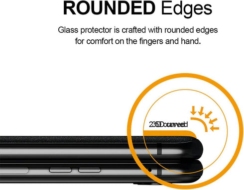 Supershieldz (2 Pack) Designed for Motorola Razr+ / Plus (2023) (Front Screen Only) Tempered Glass Screen Protector, 3D Curved Glass, Anti Scratch...