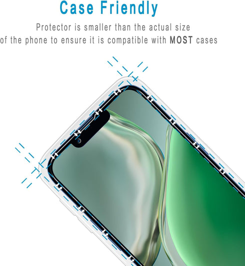 (2 Pack) HPTech Privacy Screen Protector Designed for iPhone 13 and iPhone 13 Pro 6.1-inch Anti-Spy Tempered Glass, Anti Scratch, Bubble Free......