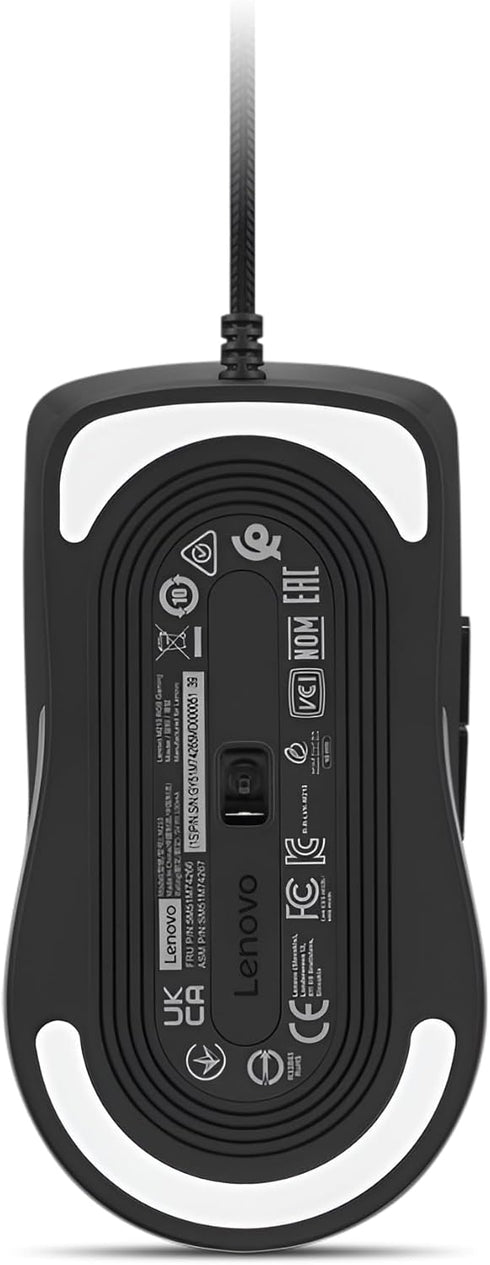 Lenovo M210 RGB Wired Gaming Mouse for PC, Laptop, Computer with Windows & Chrome OS - 3 Zone RGB, 8000 DPI Adjustable Sensor, 7 Programmable Butt...