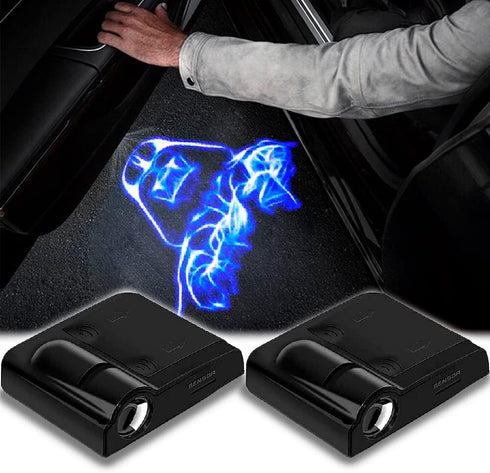 2pcs for Vader 3D Magnetic Car Door Step LED Welcome Logo Shadow Ghost Light Projector Lamp fits All Car Models (Star Wars Darth Vader)......