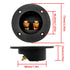 Loudspeaker Junction Box 4 inch Round 2-Way Speaker Wiring Cup for car/DIY Home Stereo Kits(2pieces...