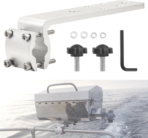 58182 Stow N' Go Grill Rail Mount Bracket For Any Kuuma Stow N' Go Bbq Grill, Fits Rv Boat Camping In/Outboard Can Be Used On 7/8" - 1-1/4" Round ...