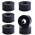 Multi Purpose Rubber Spacer 1 Inch OD x 3/8 Inch ID x 1/2 Inch Thickness, Rubber Washer Anti Vibration Bushings Spacers Black Rubber Washers for S...