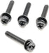 ReplacementScrews 1 Set of Metric Screws (Model RS-198456) Pan Head - Philips Drive - Black Plated (Pack of 4)...