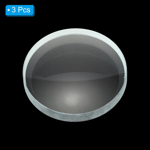 PATIKIL 4" (100mm) Focal Length Double Concave Lens, 3 Pack 40mm Diameter 6mm Height Glass Optically Polished Round Edges Lens for Physics Experim...