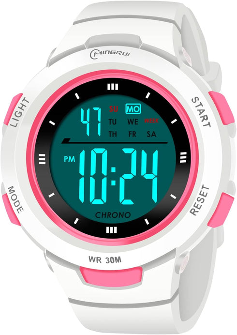 CakCity Kids Watches Digital Sport Watches for Girls Outdoor Waterproof Watches with Alarm Stopwatch Leisure Child Wrist Watch Ages 5-10...