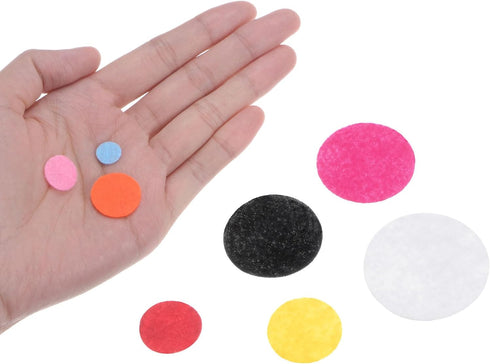 100pcs Round Felt Circles, 30mm 1-1/4" Pre Cut Felt Craft Pads Non-Woven Mini Felt Fabric Circles for DIY Sewing Handcraft Cut Projects Craft Fini...