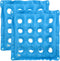 PATIKIL Inflatable Seat Cushion, 2 Pack Portable Air Seat Chair Cushions Breathable PVC Square Seat Pad for Home Wheelchairs Office Chairs, Blue...