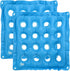PATIKIL Inflatable Seat Cushion, 2 Pack Portable Air Seat Chair Cushions Breathable PVC Square Seat Pad for Home Wheelchairs Office Chairs, Blue...