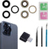 3pcs/Set Back Camera Lens Glass Replacement for iPhone 15 Pro 6.1inch Camera Lens Replacement with Pre-Installed Adhesive + Repair Tool Kit, Anti-...