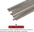 E308L-16 Welding Rod 0.04" x 9" 308 Stainless Steel Welding Rod A102 Electrodes Solder for Welding Stainless Steel Galvanized Steel 0.07 Lb...