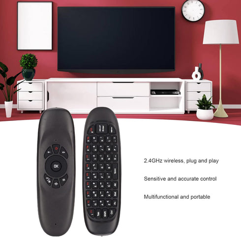 Air Mouse, 2.4GHz Keyboard with USB Receiver and Cable, Universal TV Remote Air Mouse Remote for PC TV, Plug and Play...