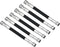 PATIKIL Pencil Extenders, 6 Pack Metal Dual Head Adjustable Pencil Holder Extender for Artists Drawing Shading, Black...