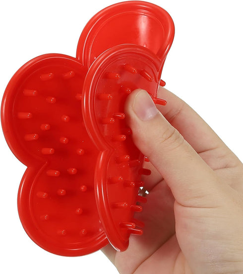 PATIKIL Rose Leaf Thorn Stripper, Rose Thorn Stripper Remover Leaf Stripping Tool Burrs Removal Tool for Gardening Flower Arrangement, Red...