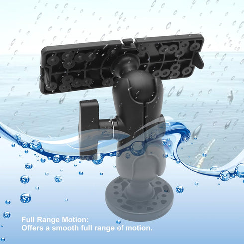 Fish Finder Mount Base, Universal 360 Degree Swivel Fishfinder Mounting Plate...