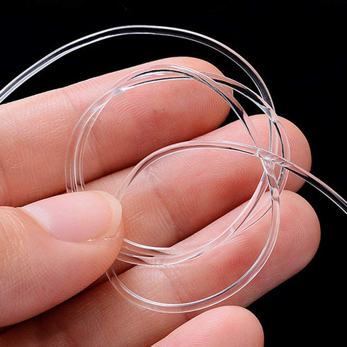 328ft Clear Bead Cord Crystal Elastic Stretchy Bracelet String for Jewelry Making Necklace Bracelet Beading Thread, 0.8 mm...
