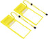 PATIKIL Waterproof Phone Pouch, 2 Pack Universal Lanyard Cellphone Dry Bag Clear Protection Cover Bag for Beach Swimming Pool, Yellow...