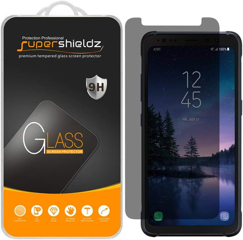 Supershieldz (2 Pack) Designed for Samsung (Galaxy S8 Active) (Not Fit for Galaxy S8 Model) (Privacy) Anti Spy Tempered Glass Screen Protector, 0....