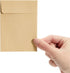 Juvale 100 Pack Small Seed Saving Envelopes - 4.5x3.25 Self Adhesive Blank Packets for Coins, Stamps, Mini Parts Storage (Brown)...