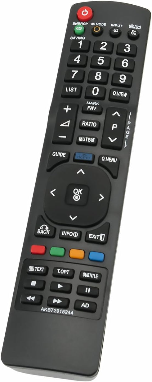 New AKB72915244 Replaced Remote Fit for LG TV 32LD450 37LD450 42LD450 47LD450 55LE5300 42LH3000 60LD550 47LD420 42LD550 46LD550 Subs for Remote AK...