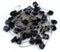 yueton 50pcs Black Plastic Head Baby Safety Pins Safety Locking Baby Cloth Diaper Nappy Pins...