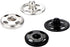 Sumind 100 Sets Sew-on Snap Buttons Metal Snap Fastener Buttons Press Button for Sewing Clothing, Black and Silvery(10mm)...
