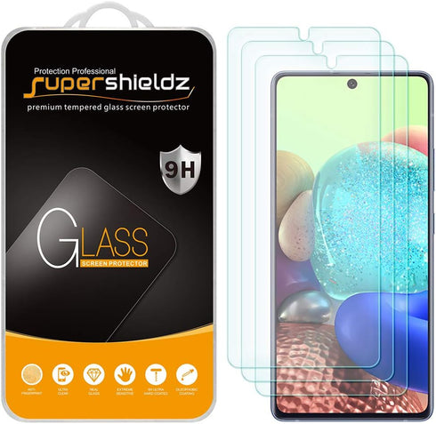 Supershieldz (3 Pack) Designed for Samsung Galaxy A71 5G and Galaxy A71 5G UW Tempered Glass Screen Protector, Anti Scratch, Bubble Free......