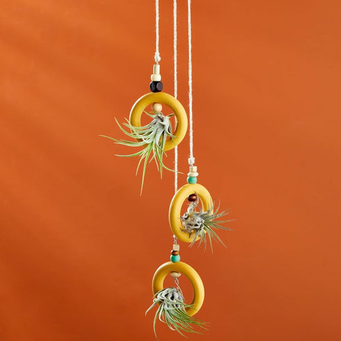 20 Pack Unfinished Natural Wood Rings for Crafts, Macrame Supplies, Jewelry Making, and Unfinished Wood Crafts (2.1 in Wooden Rings)...