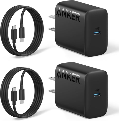 Anker 25W USB-C Super Fast Charger, Anker Charger (Non-Foldable) with USBC Cable, Supports PPS Fast Charging for Samsung Galaxy S23 Ultra/S23+/S23...