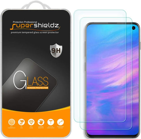 Supershieldz (2 Pack) Designed for Samsung Galaxy S10e (Not Fit for Galaxy S10) Tempered Glass Screen Protector, Anti Scratch, Bubble Free...