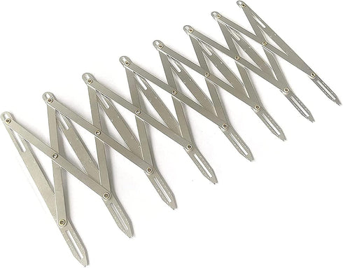 Aluminum Expanding Sewing Gauge Button Guide Equal Space Expandable Sewing Tools Device for Buttons Pleats Crafts...