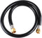 Wadoy RV Propane Hose Connector Assembly 3 Foot - 3/8" Female Flare x 3/8" Female Flare Quick Connect Hose 59913 (Total length 3.28ft)...