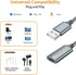 USB A to Lightning Audio Adapter Cable USB 3.0 Male to Lightning Female HiFi Audio Headphones Converter Fit with USB A MacBook Computer PC Support...