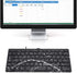 78 Keys Spanish Keyboard Wired Mini Portable Spanish Keyboard for Desktop Computer Ultra-Thin...