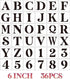 Letter Stencils for Painting On Wood 6 inch Stencils Letter Alphabet Stencil Number Stencils for Painting On Wood Wall Door Porch...