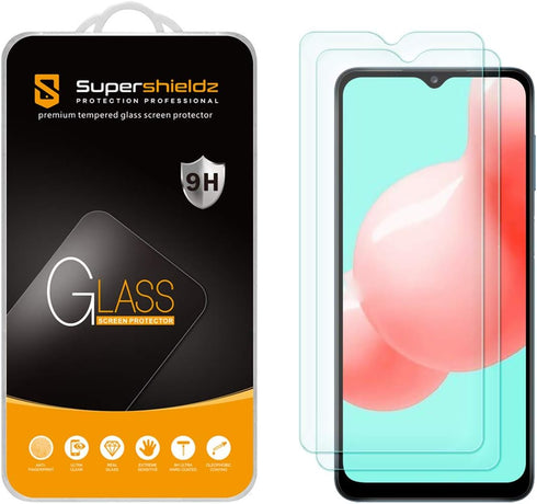 Supershieldz (2 Pack) Designed for Samsung Galaxy A32 5G Tempered Glass Screen Protector, Anti Scratch, Bubble Free...
