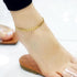 14k Gold Plated, Cuban Hammered Anklet 10" 1/2 X 6 Mm, Stainless Steel - By Brillo Miami...