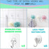 2 x Mesh Bath Toy Organizer + 6 Ultra Strong Hooks – The Perfect Bathtub Toy Holder & Bathroom or Shower Caddy – These Multi-use Net Bags Make Bab...