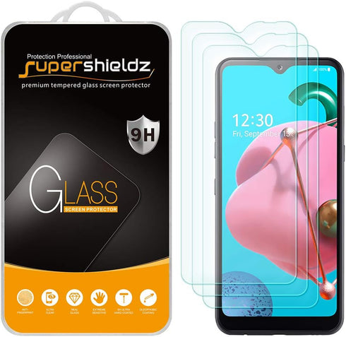 Supershieldz (3 Pack) Designed for LG Reflect Tempered Glass Screen Protector, Anti Scratch, Bubble Free...
