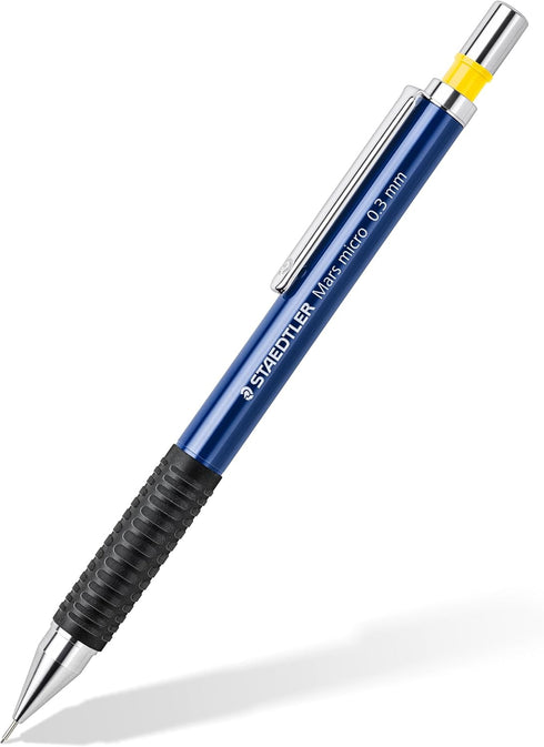 Staedtler Mars Micro Precision Retractable Mechanical Pencil for Writing, Drawing, Engineering Drafting, 0.3mm Lead, 775 03...