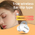 Bluetooth Ear Clip,Single Wireless Ear Bud Clip On Earbud Open Ear Headphone Bluetooth Wireless headset Ear Clip Bone Conducting Induction Earphon...