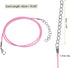 10pcs Waxed Necklace Cord Bulk, 16 Inches and 1.5mm Dia Necklace String Rope with Clasp for Pendants, Bracelets, Necklaces, Jewelry Making Beading...