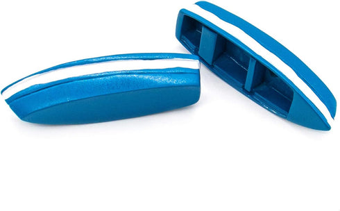 AUEAR, Set of 2 Lovely Rowboat Mini Blue Wood Boat Little Resin Boat for Fairy Garden Home Decoration...