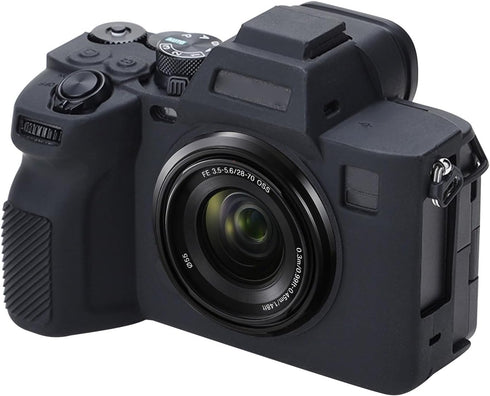 Digital Camera Case for Sony A7 IV,Anti-Scratch Soft Silicone Protective Camera Case Camera Skin Case Cover (Black)...