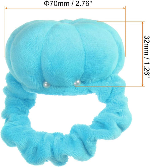 HARFINGTON Wrist Pin Cushions Band Sewing Needle Cushion Needle Holder Pincushions with Adjustable Elastic Strap Fit All Wrist Sizes for Sewing Qu...