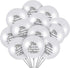 Gejoy 60 Pieces White Memorial Balloons Funeral Helium Remembrance Release Balloons in Sky for Memorial Day Services Condolence, Funeral, Annivers...