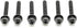 ReplacementScrews 1 Set of Metric Screws (Model RS-198299) Pan Head - Philips Drive - Black Plated (Pack of 6)...