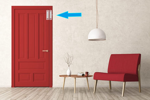 10pcs Surface Mount Alarm 10W 100V 0.5A in Max Magnetic Contact Ideal for Door Window Security with Lead Wire and 3M Adhesive Paper...