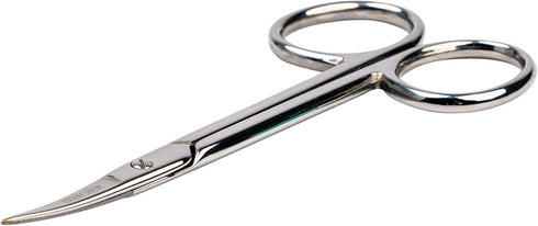 SINGER 4 Inch Forged Embroidery Scissors with Curved Tip for Sewing, Cross-Stiching, Crafts, & More (Extra-Curved Tip, 1-Pack)...