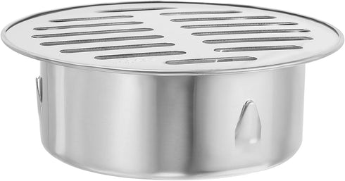 PATIKIL Gutter Guard, 304 Stainless Steel Downspout Strainer, Anti-Blocking Outdoor Gutter Cleaning Tool for Blockage Leaves Debris, 2 Inch...